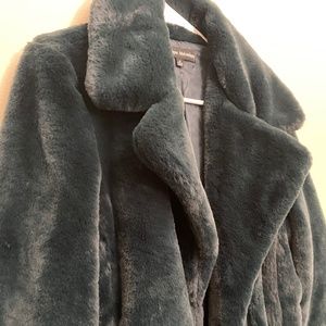 Catherine Malandrino Medium Faux Fur Coat